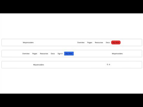 Simple Navbar Using HTML & CSS Only | Clean & Beginner-Friendly Tutorial | By Mayancoders