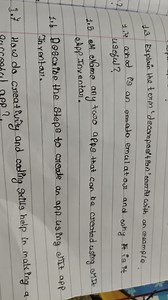 Questions on App Development and MIT App Inventor1.3 Explain ... | Filo