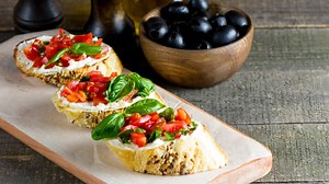 Classic Bruschetta with Garlic & Basil | Easy & Flavorful Italian Appetizer! - Italian Food