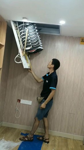 Manual Folding Stairs for Attics