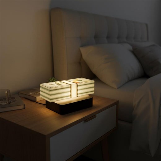 Levitating Dollar Bill Lamp – RGB Magnetic Night Light, Gamer Gift, Modern LED Gadget - Etsy