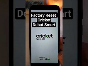Factory Reset Any Cricket - Debut Smart - Easiest Way #factoryreset #android #shorts