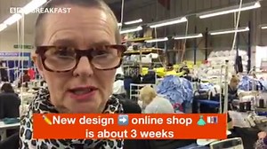 13K views · 134 reactions | The latest high street trends are just a click away…but meet one woman who’s bringing clothes manufacturing back to the UK. | BBC Breakfast | Facebook