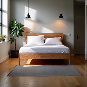 Oak Bed Frame Ulm Handmade Wooden Oak Bed Frame Scandinavian Minimalist Loft Bed Unique Wooden Design for Stylish Bedroom and Home Decor - Etsy