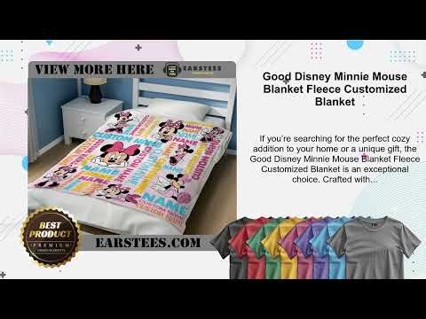 Good Disney Minnie Mouse Blanket Fleece Customized Blanket