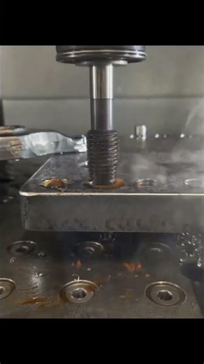 making thick steel threads