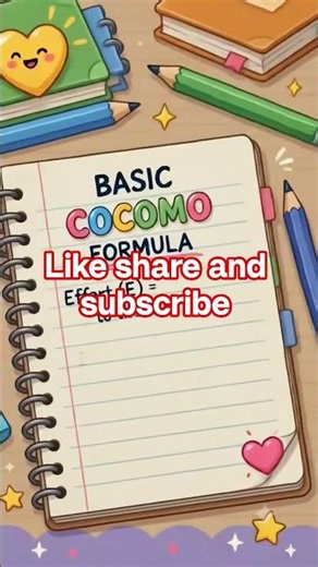 COCOMO Model! subscribe for detailed video