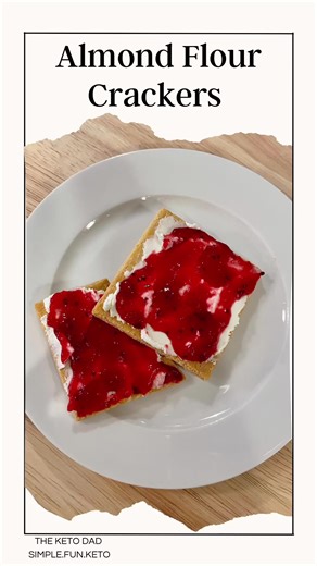 9.4K views · 130 reactions | Almond Flour Crackers❤️ YUM!  Need a...