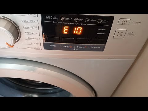 This is how to troubleshoot and fix E10 error code on your RAMTOMS washing machine