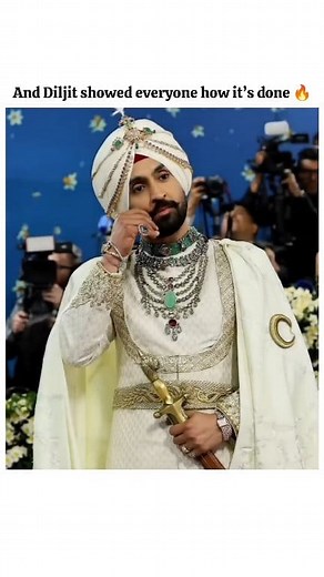 333K views · 10K reactions | he did full justice to the dress code  #diljitdosanjh #metgala #metgala2025 #shortfeed #shorts | All about your favs | Facebook