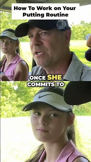 Check Out This Fun Golf Lesson with a College Golfer! #golfcoach #puttingtips