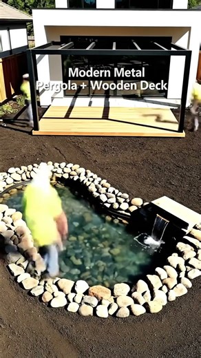 Building a Beautiful Backyard Pond from Scratch (Full Transformation)