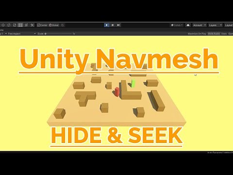 How to make simple hide & seek game in Unity | Unity Navmesh | Unity AI | Unity simple AI game