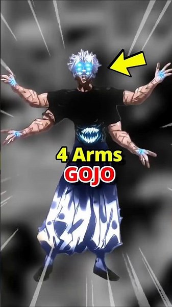 What if Gojo Have Four Arms ? #fifaworldcup #gojo