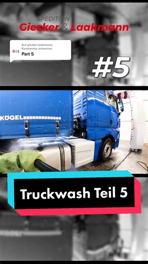 @giesker.laakmann antworten Der fünfte Teil unserer Doku. Viel Spaß #fürdich #fy #waschanlage #truckwash #lkw