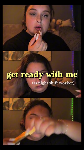 Getting ready for my night shift 🌙 Quick routine to wake up, get dressed, and feel ready #NightShiftLife #GRWM #NightRoutine #SelfCare #CapCut