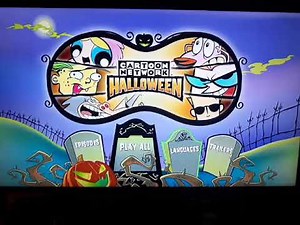 Cartoon Network Halloween 1: 9 Creepy Capers DVD menu walkthrough