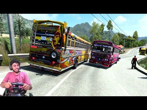 කුරුණෑගල ගිය බස්😍 | ets 2 multiplayer convoy