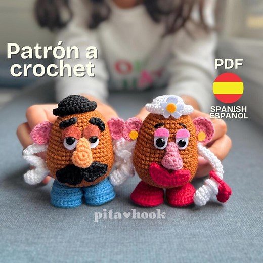 Mr. and Mrs. Potato Head Crochet Pattern. Mr. and Mrs. Pattern. Amigurumi PDF Pattern. Digital Download. Read Description. - Etsy