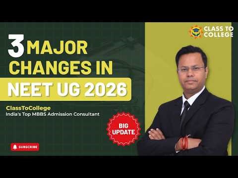 NEET UG 2026, 3 Big Changes You Must Know, Latest NEET Update, Live Photo