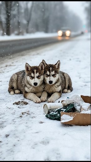 Puppies Left Freezing in a Muddy Puddle 😭💔 #dog #fblifestyle #pet #puppy | We Love Dogs