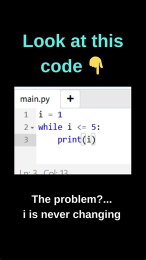 Infinite Loop in Python Explained| Stop Endless Loops | Python Shorts #muskernel #coding #techshorts