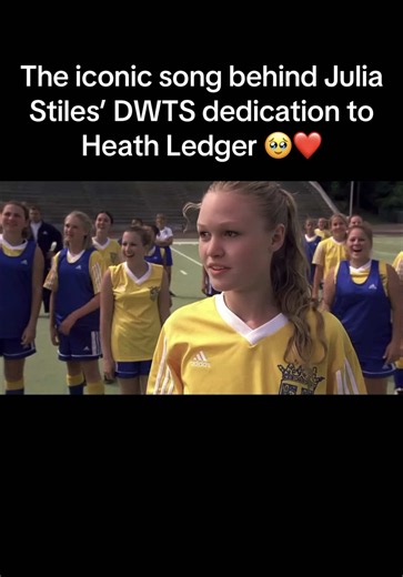 An iconic moment from 10 Things I Hate About You ❤️ Can’t wait to see Julia Stiles honor Heath Ledger on DWTS Dedication Night! 🥹 #DWTS #DancingWithTheStars #juliastiles #10thingsihataboutyou