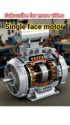 Single Phase Motor क्या है और कैसे काम करती है? How Single Phase Motor Works? #motor #facts #shots