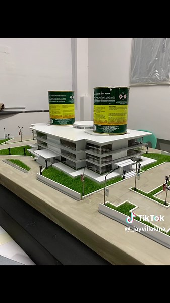 Architectural Design 5 - “A Proposed E-Learning Public Library” #architecturestudent #architecture #scalemodel