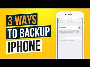 3 Ways to Backup an iPhone or iPad 2019 | How to Backup iPhone to Computer