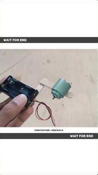 DC Motor & Cell Holder Science Experiment 😲 | New Science Experiment | #shorts