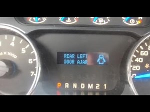 3 Comon Fixes for Door Ajar Message on a Ford