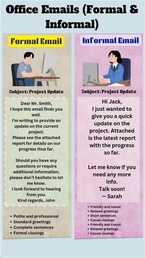 2 Types of Office Emails You Must Know#shorts