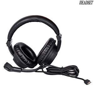 [Hot Item] Language Lab Headset USB Headset PVC Earpad Stereo Mix Headphone Cm6206 Waterproof Over Ear Headphone Factory