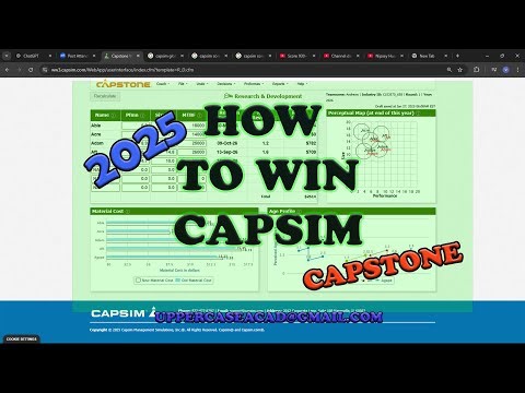 HOW TO WIN CAPSIM (2025) ROUND 1