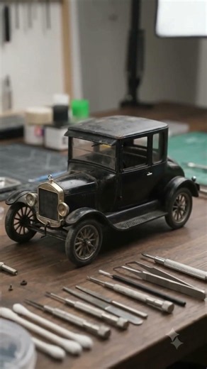Ford Model T Restoration: Rusty Antique to Showroom Beauty #shorts #shortvideo #trending #vintage