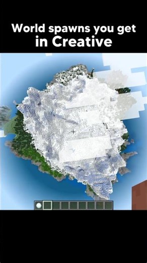 Worlds in Creative VS Survival