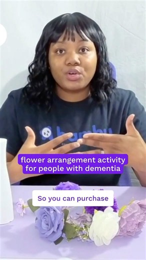 Flower Arrangement Activity for People with Dementia