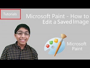 Windows Applications - How to Edit a Saved Image in Microsoft Paint