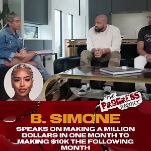 #BSimone opens up about being cancelled on social media and taking a huge loss of earnings from a Million Dollars to $10k that next months on Earn Your Leisure podcast.🤯 #TPRMediaGroup #TheProgressReport | The Progress Report