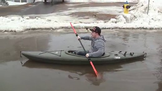 5 Wing Goose Bay street turns into 'kayaker's paradise'