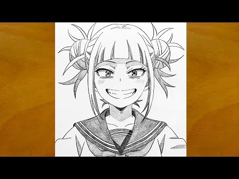 Himiko Toga Drawing || My Hero Academia Fan Art || Easy Anime Drawing Ideas