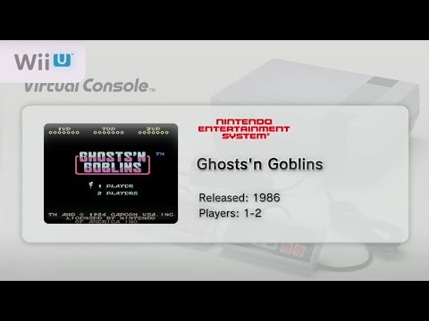 Ghost N Goblins NES Longplay (Wii U Virtual Console)