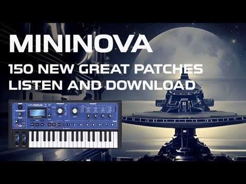 Novation Mininova Patches - 150 Presets - Boards of Canada, Tycho - Listen