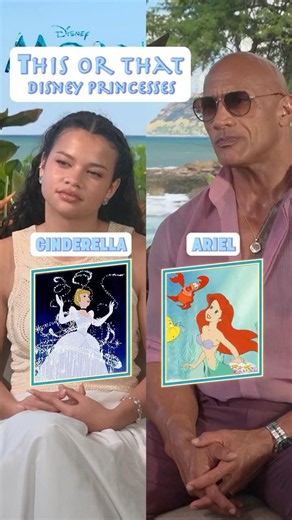 Favorite Disney Princesses with Catherine Laga'aia and Dwayne Johnson