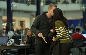 Mistletoe Kissing Prank In University!