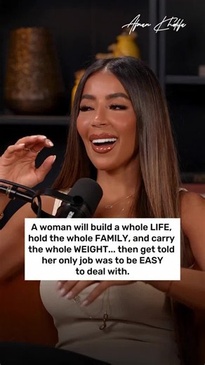 Some woman will take the role of three men combined… But then say they’re just difficult and not easy to deal with. No, you’re just not a man enough to handle a woman because they all come with emotions and hormones, and you have to really like women to be a good husband and a father.