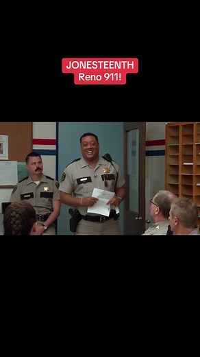 From ALL of us to ALL of you, HAPPY JUNETEENTH from the RENO SHERIFF’S DEPARTMENT!!! #Reno911 #Juneteenth #DeputyJones #Jonesy #CedricYarbrough #improv #comedy #Jonesteenth