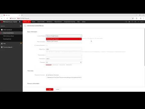 4. HIKCentral Access Control - Add Device