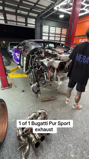 Customizing the Bugatti Pur Sport Exhaust